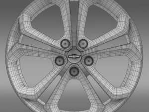 chevrolet volt z spec concept rim 3D Модель
