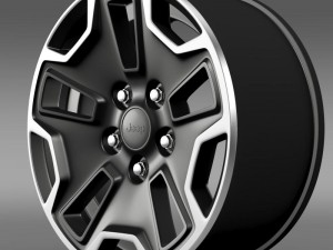 jeep wrangler rubicon rim 3D Model