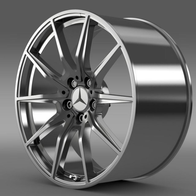mercedes benz amg gt rim 3D Model .c4d .max .obj .3ds .fbx .stl .blend 