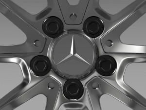 mercedes benz amg gt rim 3D Model
