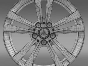 mercedes benz s 350 rim 3D Model