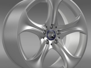 mercedes benz s 400 hybrid rim 3D Model