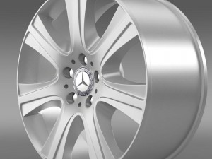 mercedes benz s 600 guard rim 3D Model