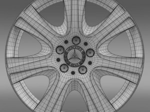 mercedes benz s 600 guard rim Model 3D