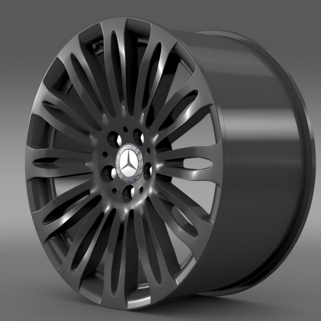 mercedes benz s 600 rim Modelo 3D .c4d .max .obj .3ds .fbx .stl .blend 