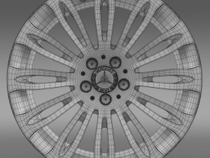 mercedes benz s 600 rim Modelo 3D
