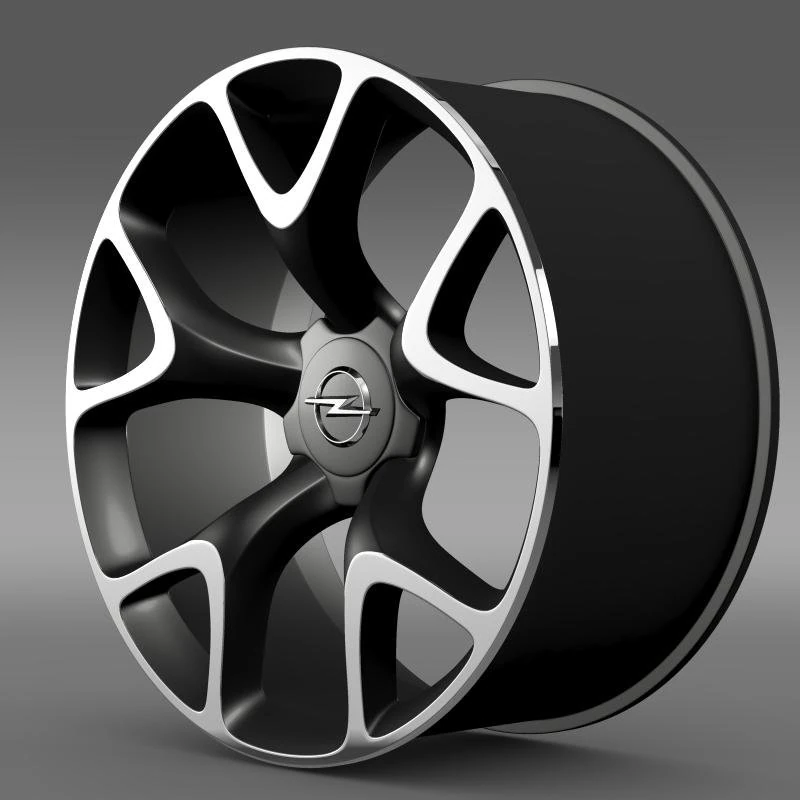 opel insignia opc concept rim 3D Model .c4d .max .obj .3ds .fbx .stl .blend 