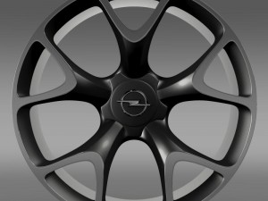 opel insignia opc concept rim 3D Модель