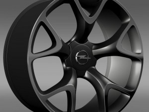 opel insignia opc concept rim 3D Модель