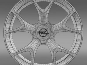 opel insignia opc concept rim 3D Модель