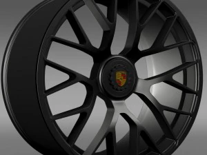 porsche gts 2015 rim 3D Model
