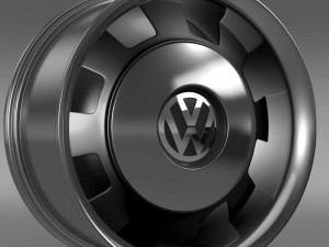 vw beetle classic rim 3D Model