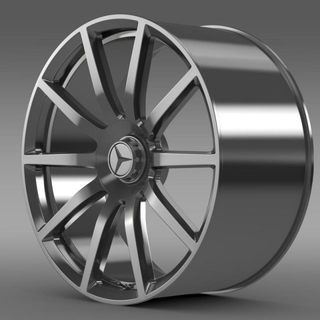 amg mercedes benz s 63 rim Modèle 3D .c4d .max .obj .3ds .fbx .stl .blend 