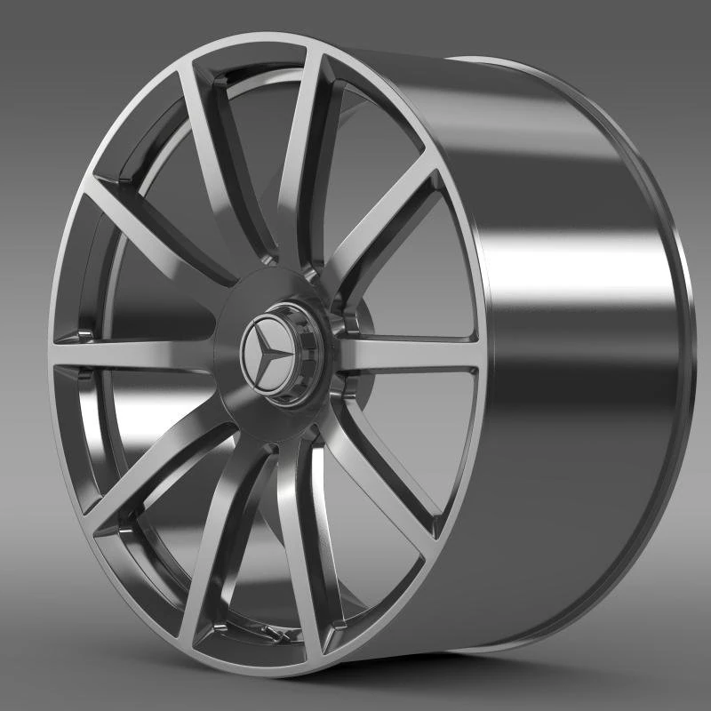 amg mercedes benz s 63 rim 3D Model .c4d .max .obj .3ds .fbx .stl .blend 