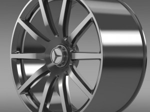 amg mercedes benz s 63 rim Modelo 3D