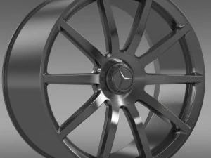 amg mercedes benz s 63 rim 3D Model