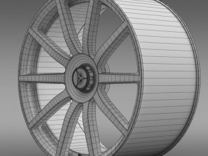 amg mercedes benz s 63 rim Modèle 3D
