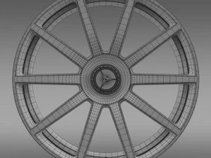 amg mercedes benz s 63 rim 3D Model