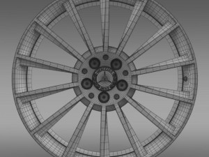 amg mercedes benz s 350 rim Modelo 3D