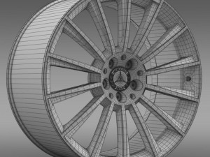 amg mercedes benz s 350 rim Modelo 3D