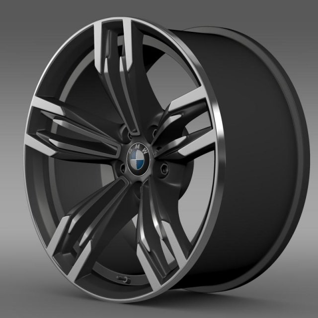 bmw m6 gran coupe rim 3D Model .c4d .max .obj .3ds .fbx .stl .blend 