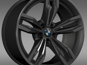 bmw m6 gran coupe rim 3D Model