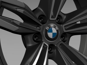 bmw m6 gran coupe rim 3D Model