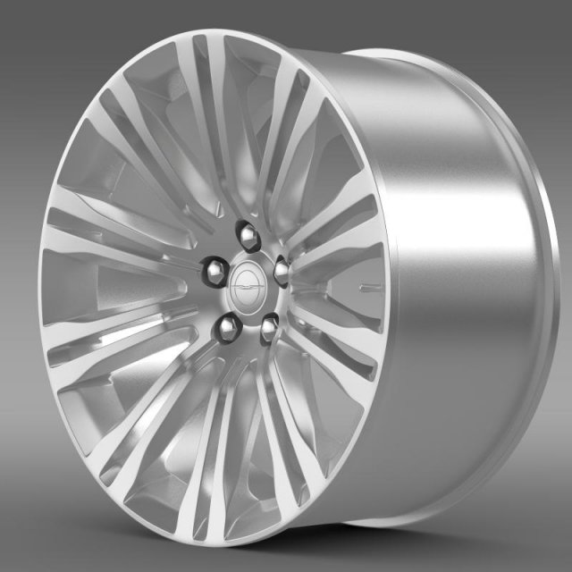 chrysler 300c 2012 rim 3D Model .c4d .max .obj .3ds .fbx .stl .blend 