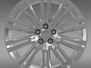 chrysler 300c 2012 rim 3D Model