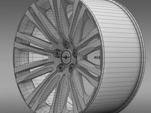chrysler 300c 2012 rim 3D Model