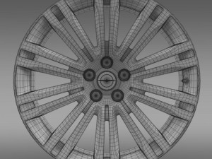 chrysler 300c 2012 rim 3D Model
