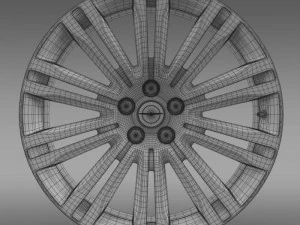 chrysler 300c 2012 rim 3D Model