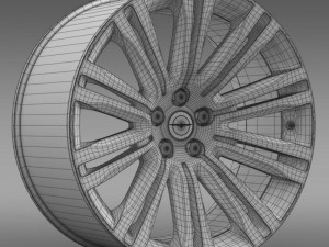 chrysler 300c 2012 rim 3D Model