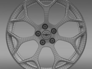 chrysler 300s 2015 rim 3D Model