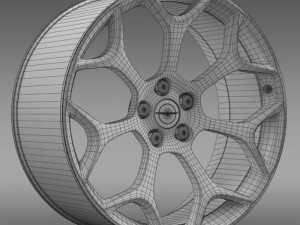chrysler 300s 2015 rim 3D Model