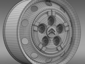 citroen jumper van rim 3D Model