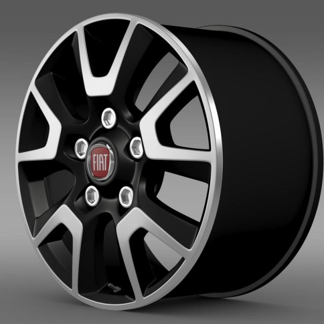 fiat ducato panorama rim 3D Model .c4d .max .obj .3ds .fbx .stl .blend 