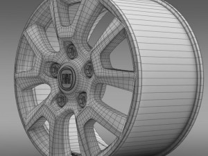 fiat ducato panorama rim 3D Model