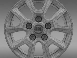 fiat ducato panorama rim 3D Model
