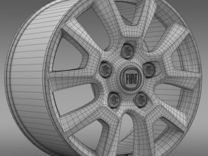 fiat ducato panorama rim 3D Model