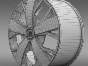 fiat ducato van l2h2 rim 3D Model