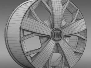 fiat ducato van l2h2 rim 3D Model