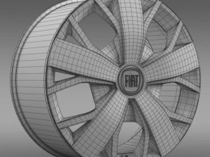 fiat ducato van l2h2 rim 3D Model