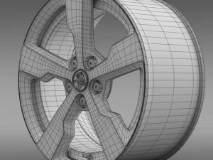 holden volt rim 3D Model