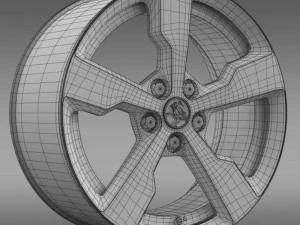holden volt rim 3D Model