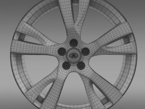 infiniti q70 rim Modelo 3D