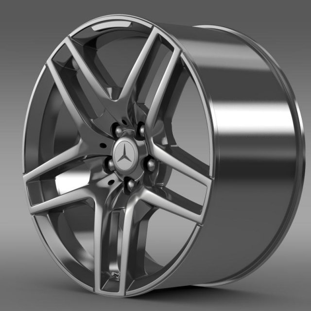 mercedes benz s 500 amg rim 3D Modell .c4d .max .obj .3ds .fbx .stl .blend 