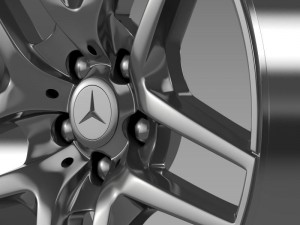 mercedes benz s 500 amg rim 3D Modell