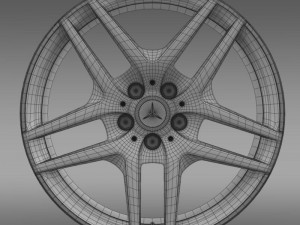 mercedes benz s 500 amg rim 3D Modell