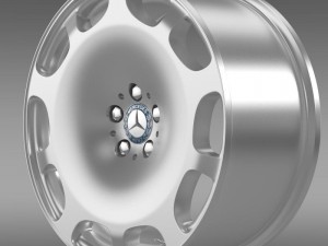 mercedes maybach rim 3D Model